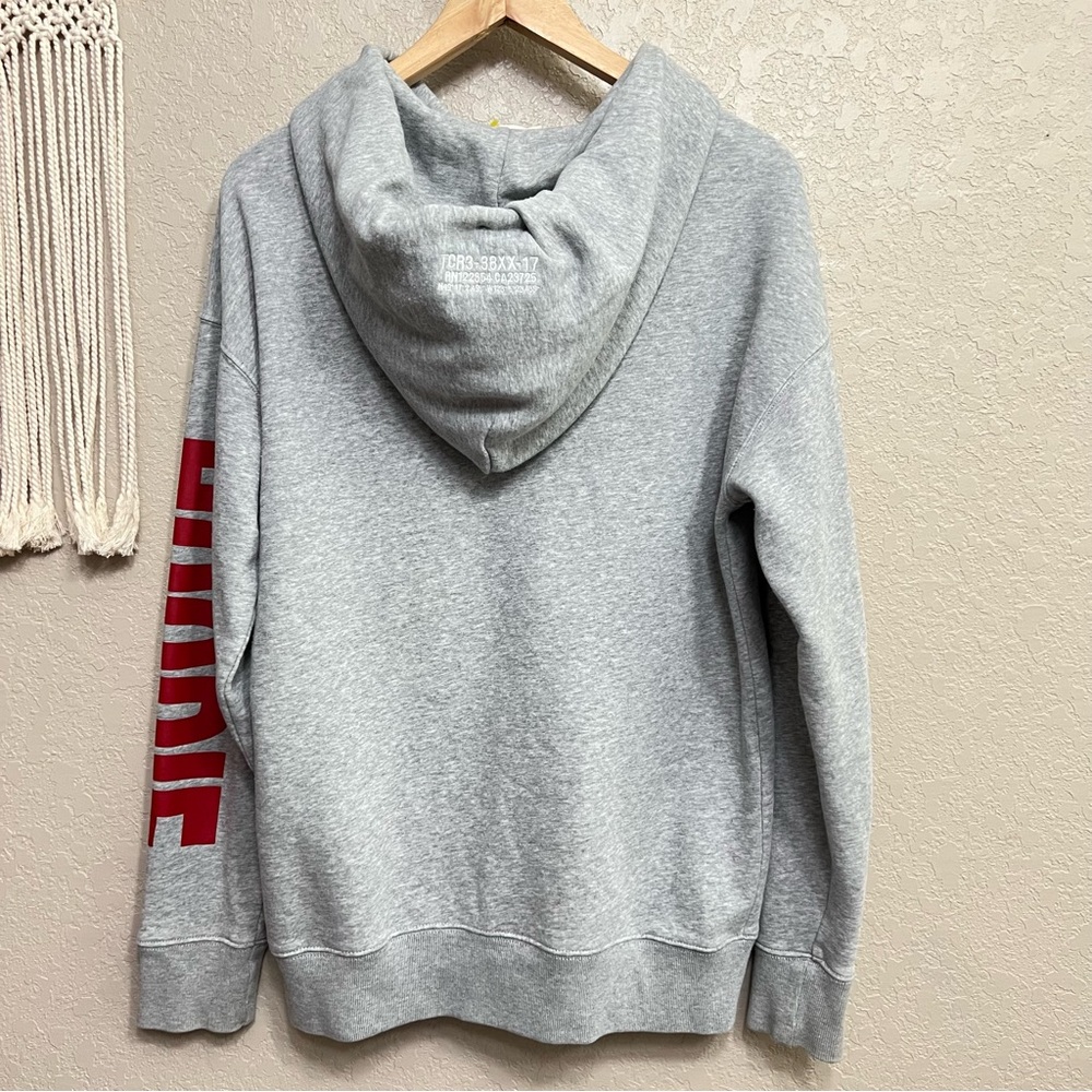ariztia TNA gray women sz XS oversized hoodie - Picture 6 of 10